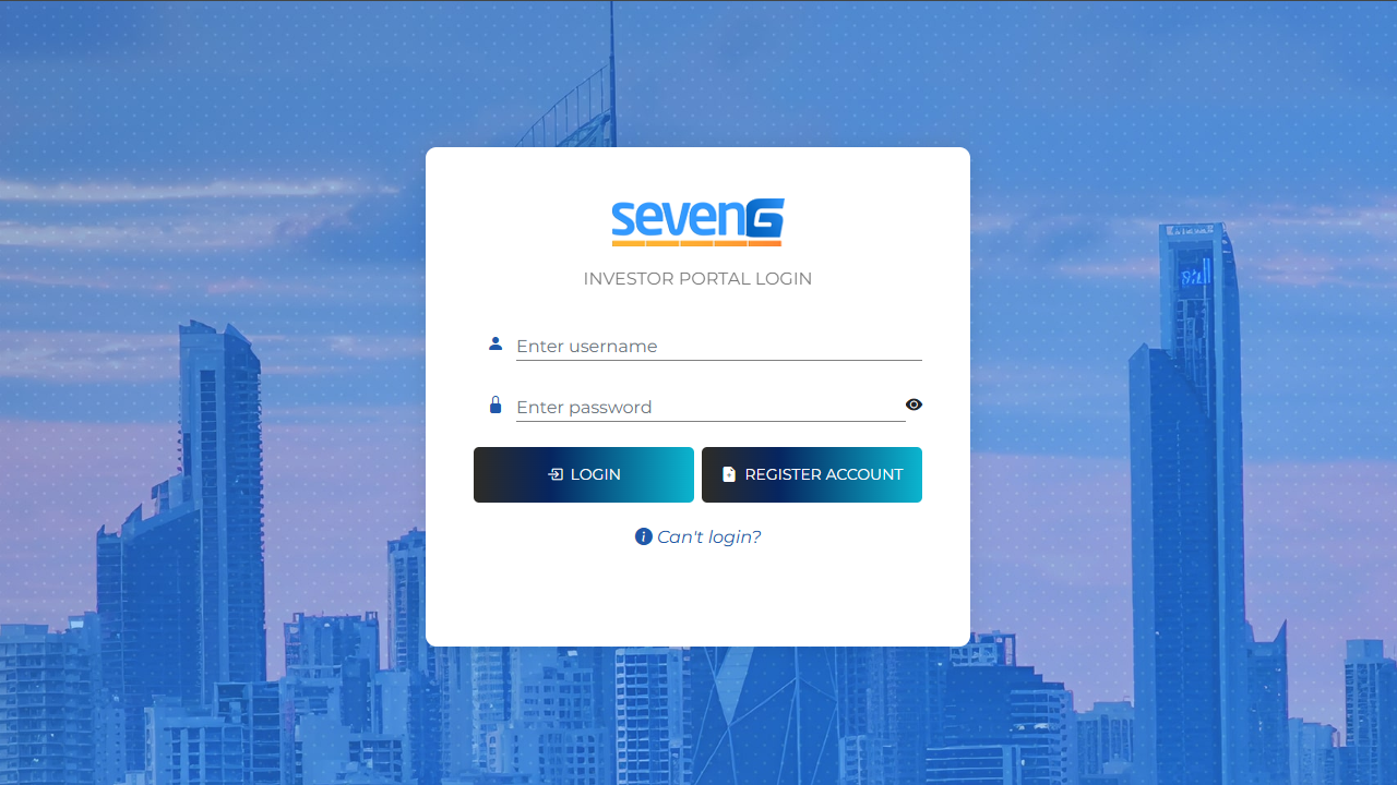 Investor Portal Interface